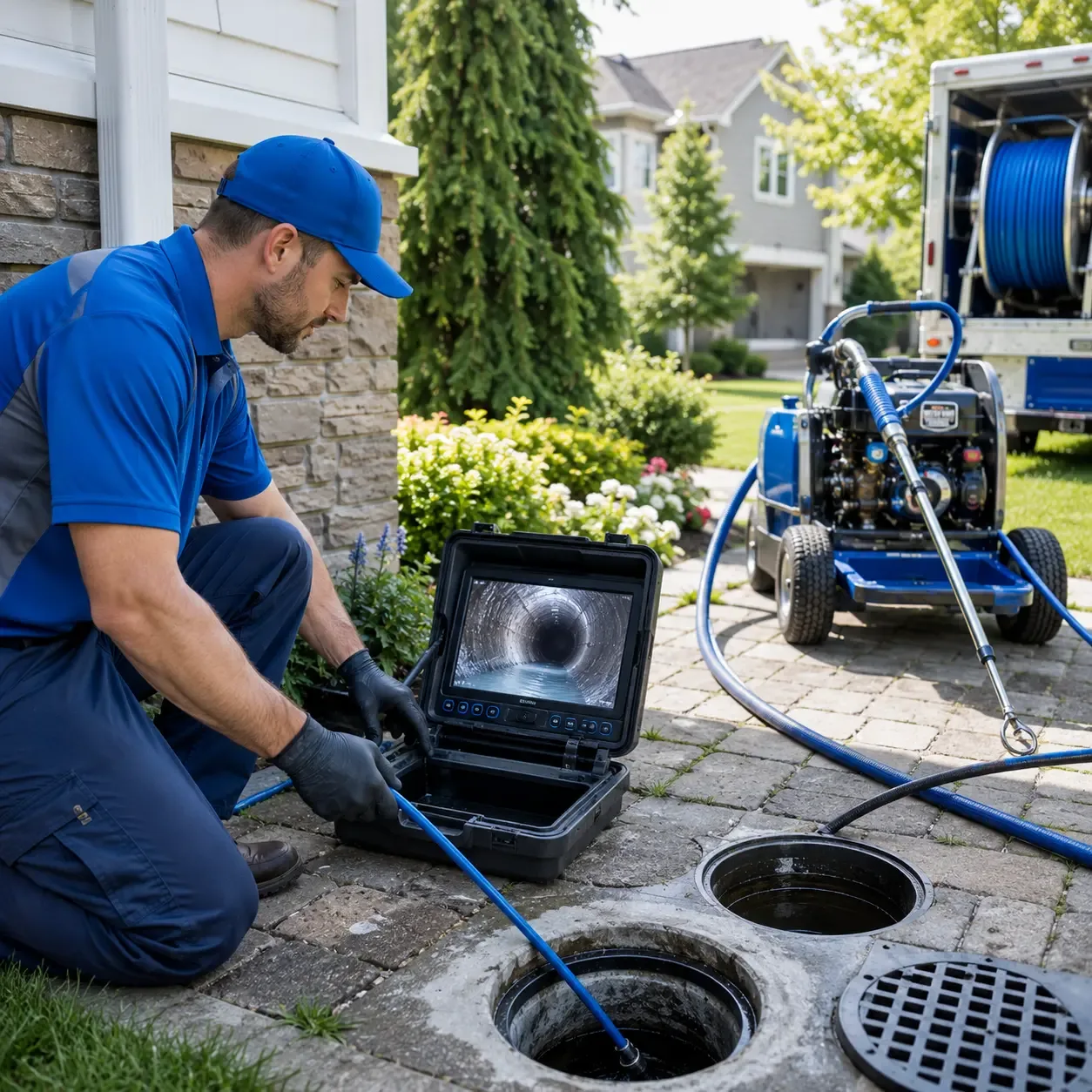 Outdoor drain cleaning professionals serving Hernshaw, WV